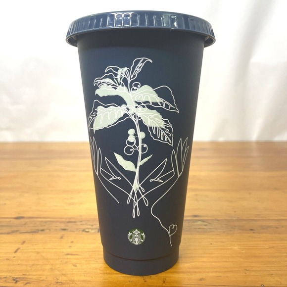 New Starbucks 2022 Earth Day Sip Sustainably Color Teal Blue Reusable Cup Venti - Picture 1 of 7